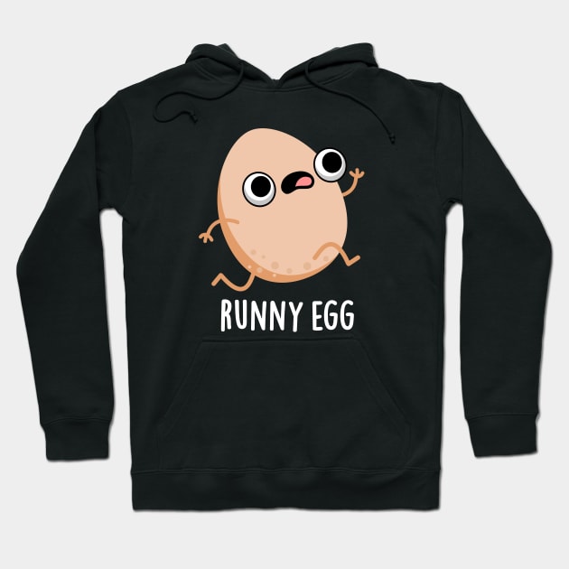 Runny Egg Cute Food Pun Hoodie by punnybone